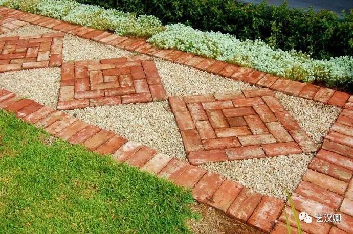 庭院砖块铺装设计,打造独特韵律美-9