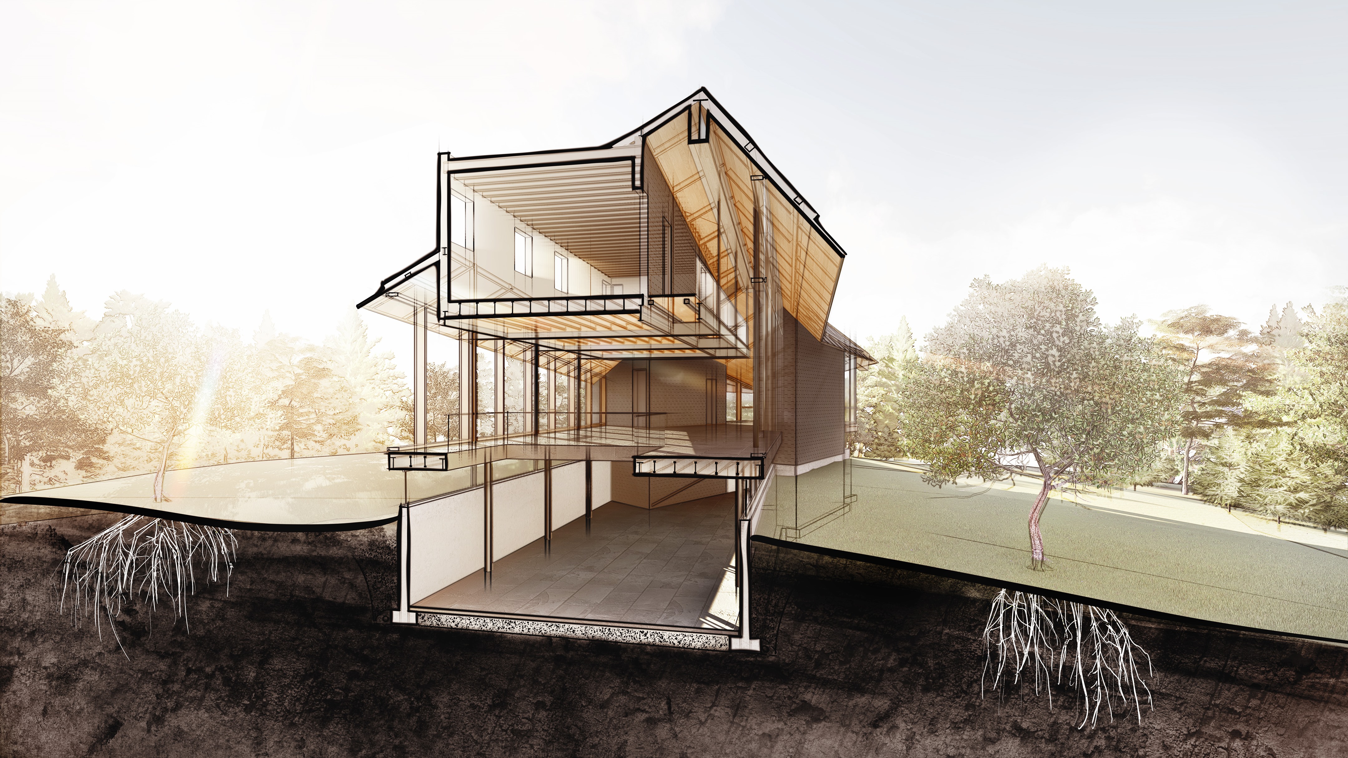 安大略省农村家庭度假屋丨加拿大丨Kariouk Architects-49