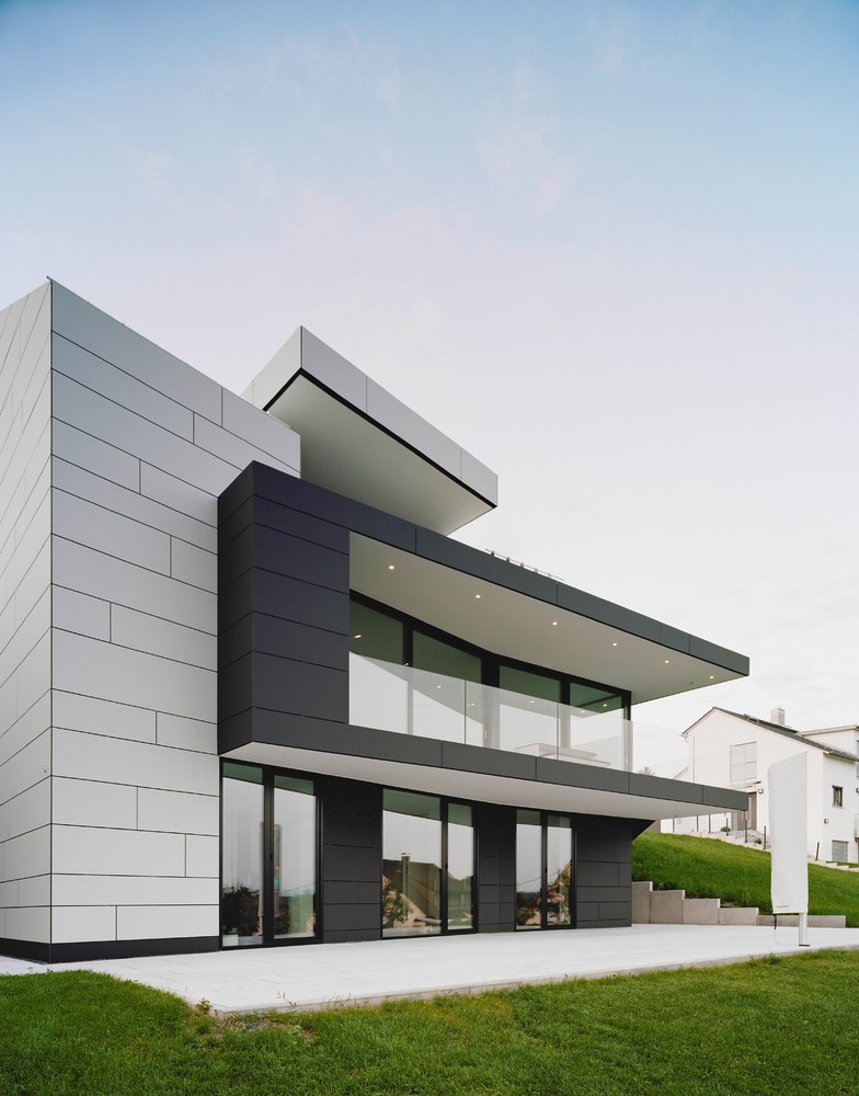 德国"观景之家" | 斜屋顶消音、开放式空间设计-11