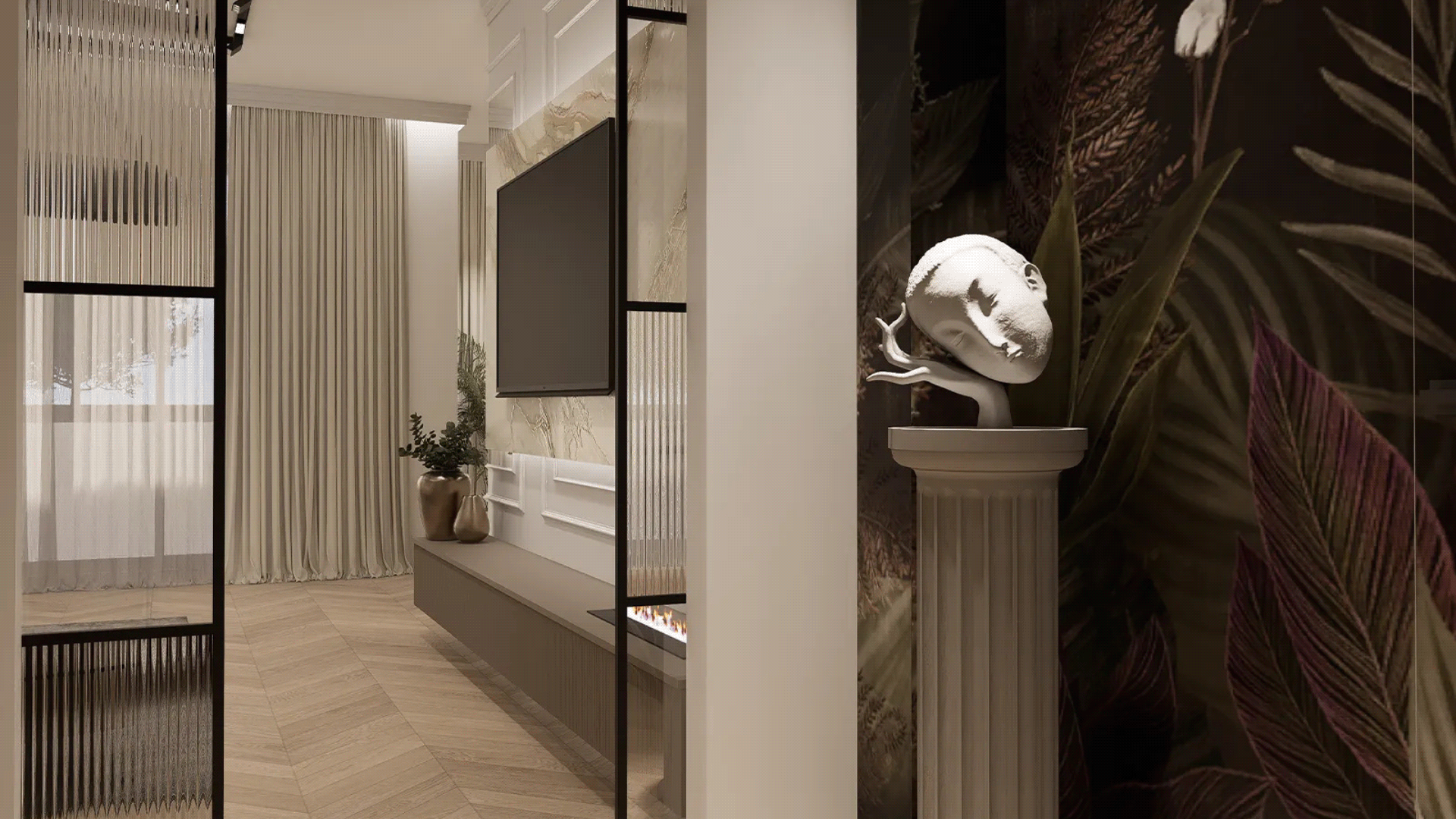 1938年法式风格公寓室内翻新设计丨克罗地亚萨格勒布丨M1st Design-20