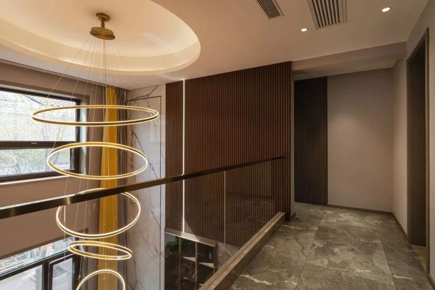 泷湾苑 320㎡现代风别墅丨中国上海丨尚层别墅装饰-22