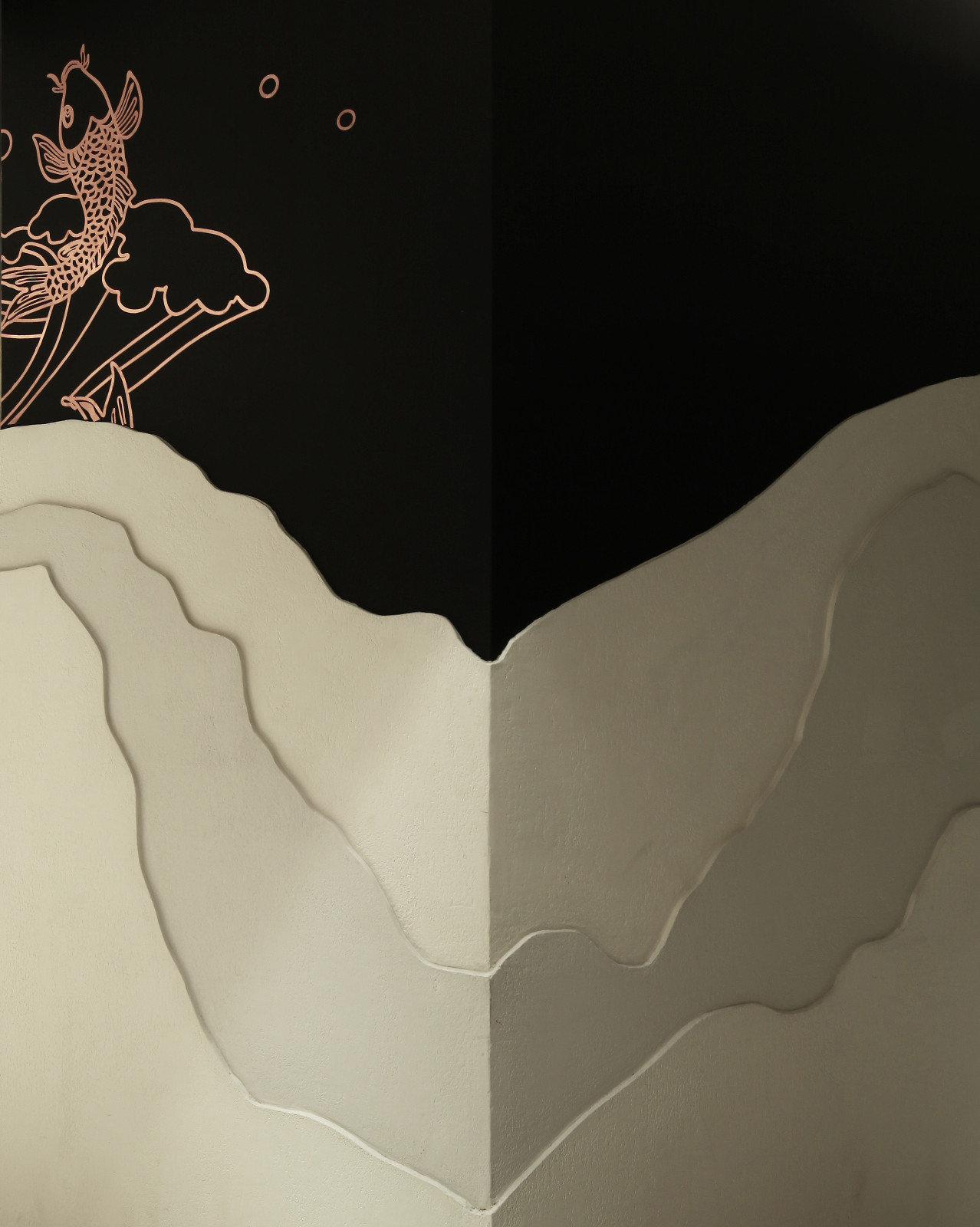 谷朴东北菜馆 | 简约黑白灰，打造健康餐饮空间-7