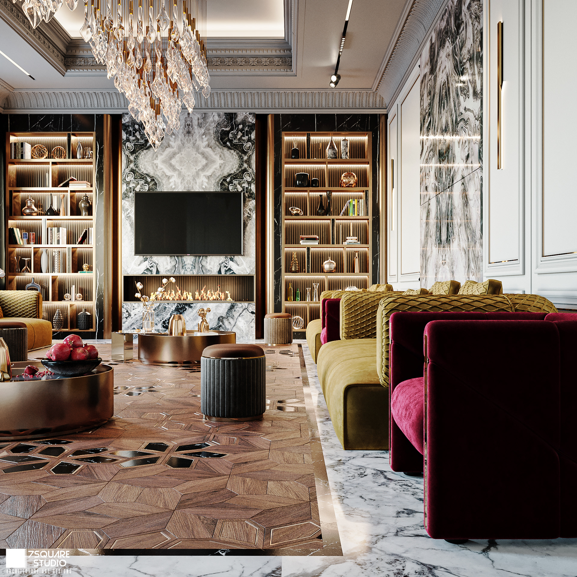 迪拜豪华会客厅丨阿联酋迪拜-6