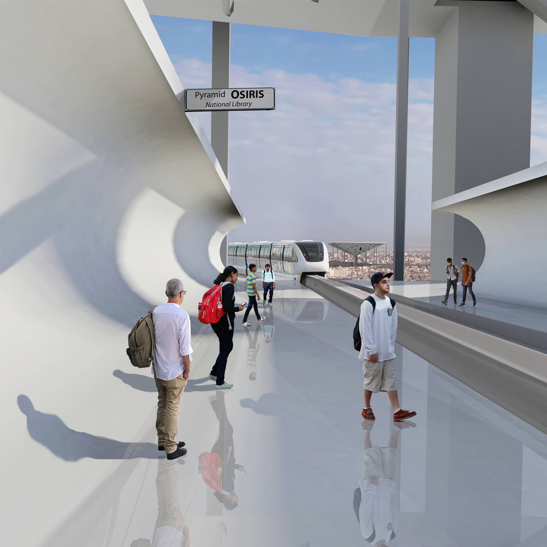 未来之城 · 开罗七大文化金字塔丨埃及开罗丨暂无-17