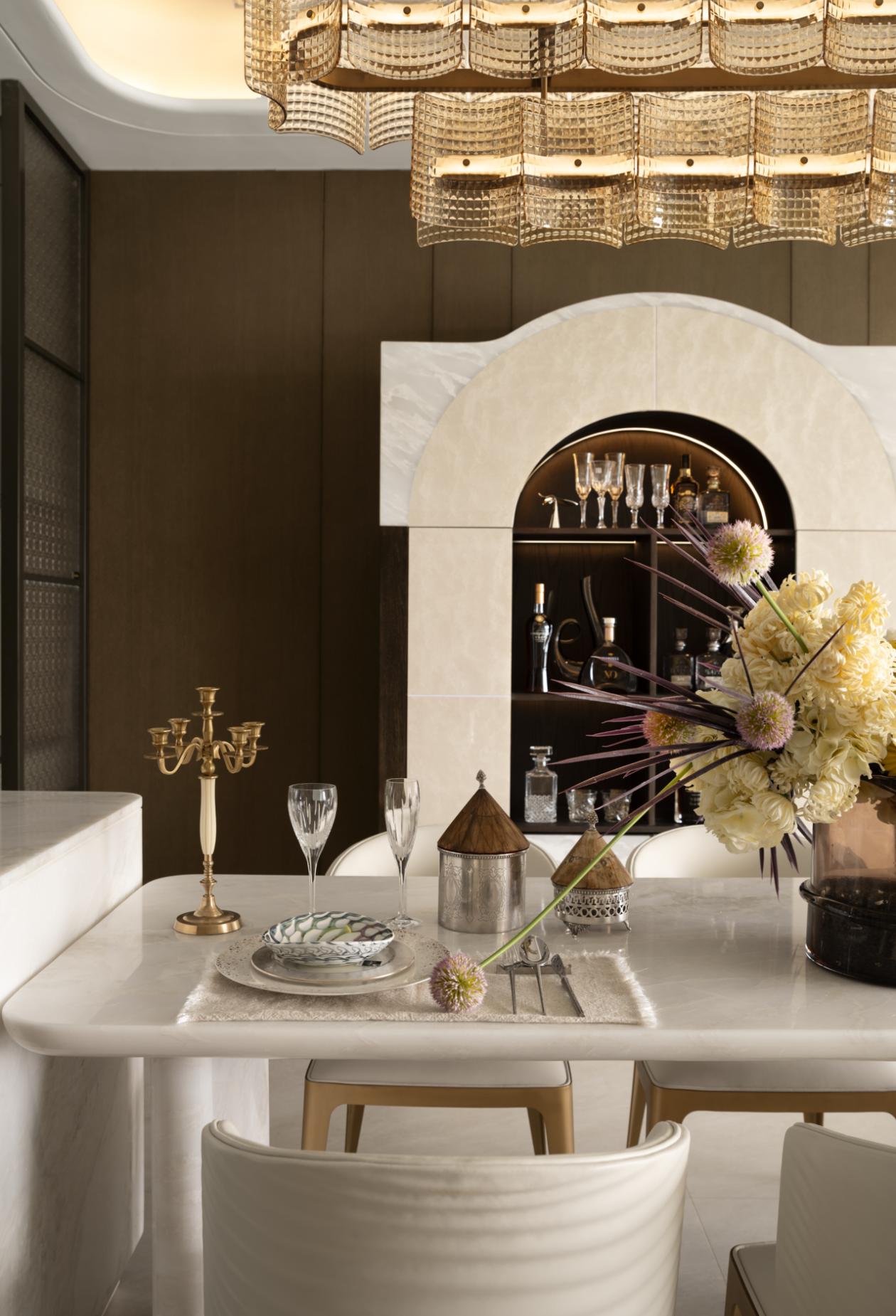 长沙中海阅湘台288㎡&253㎡样板间丨中国长沙丨硬装矩阵纵横,软装矩阵鸣翠MIX-50