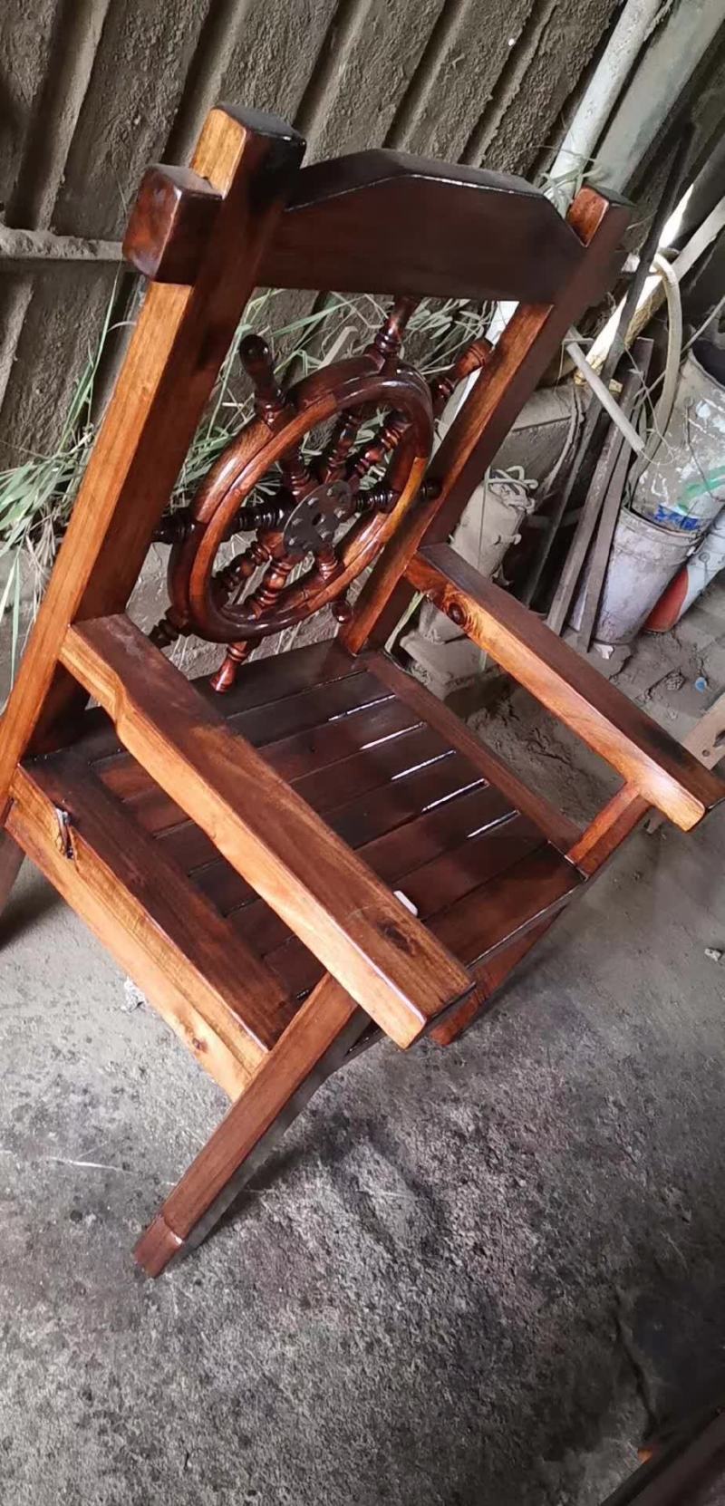 那套寻觅很久的船木龙骨做的老板茶台，据说可以用几辈子不坏的。-12