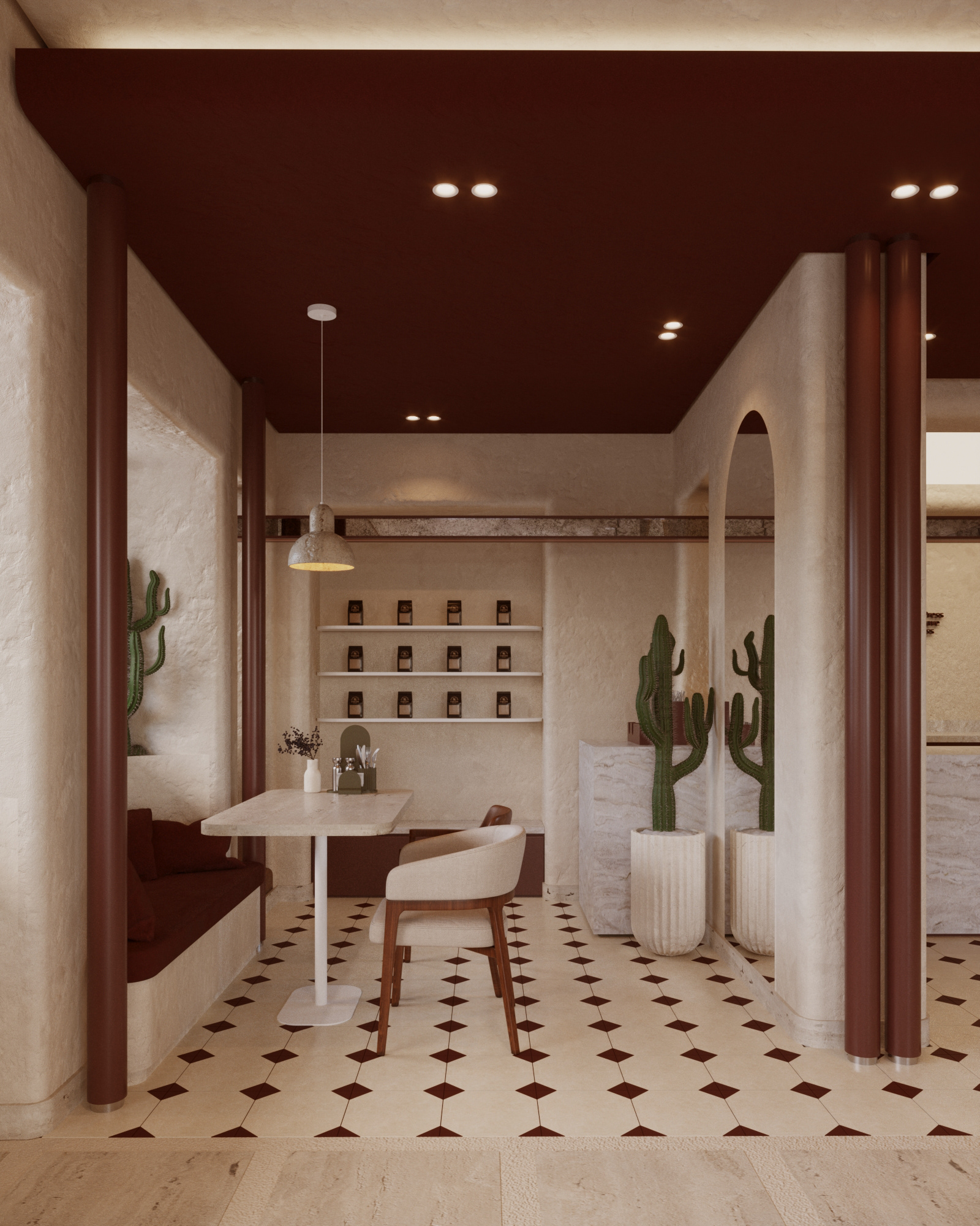 埃里克咖啡馆与餐厅丨埃及开罗丨DEN Projects-6