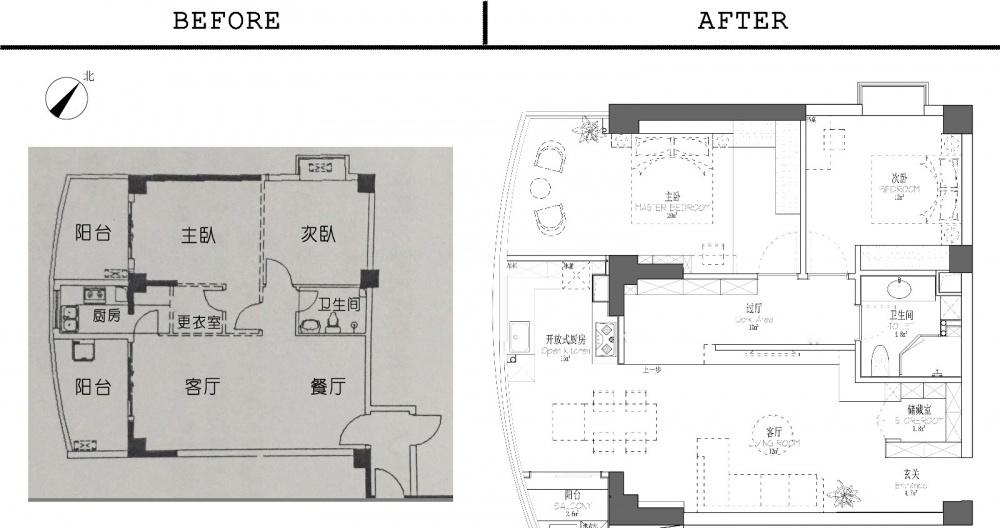 蓝色梦幻空间 · 缺陷户型变身记-19