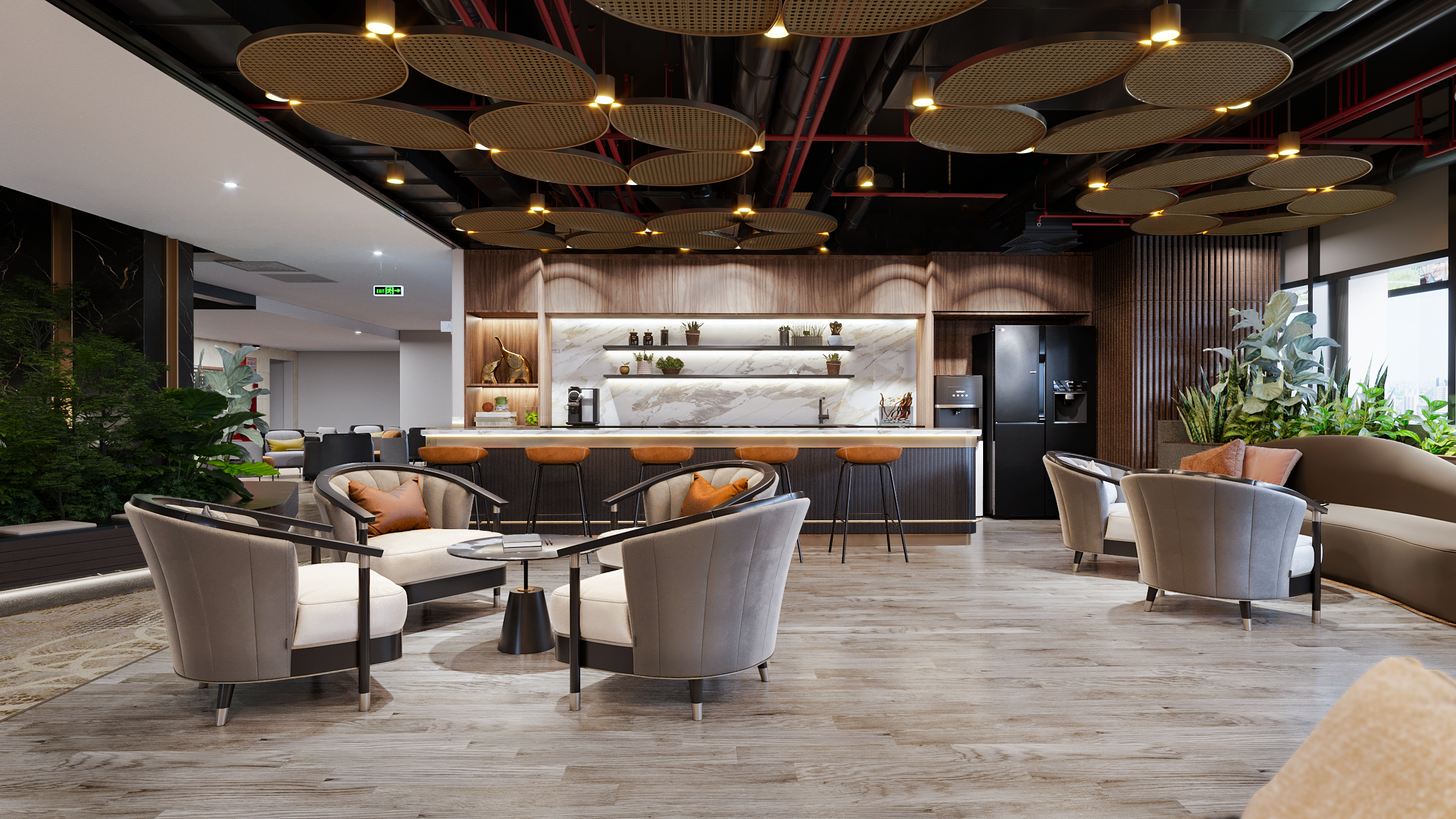 银行大堂与休息室丨越南河内-15