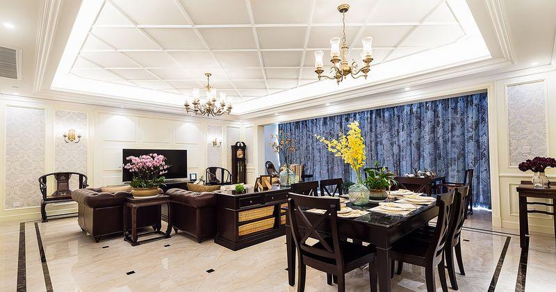 南昌绿地国际博览城160平美式风格设计-9