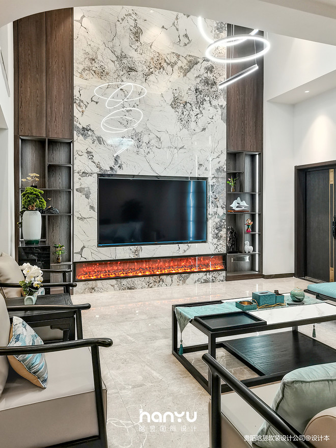 贵阳恒大中央公园527㎡复式装修案例丨中国贵阳-11