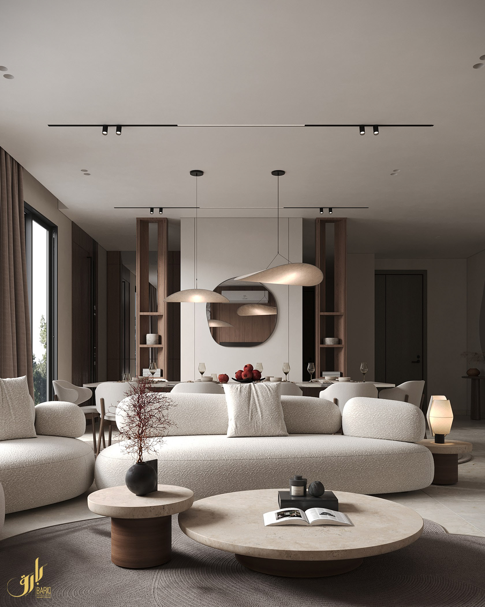 A·A 现代别墅室内设计丨沙特阿拉伯丨Bariq Consultants-18