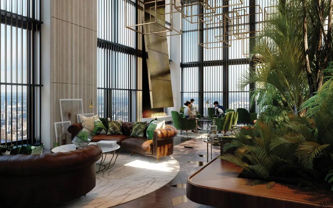 伦敦顶级花园豪宅 Wardian | 几何大胆线条与翠绿自然的完美融合-37