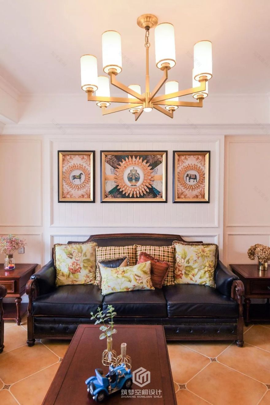 湖南株洲 142㎡美式四口之家,温馨梦幻空间设计-8