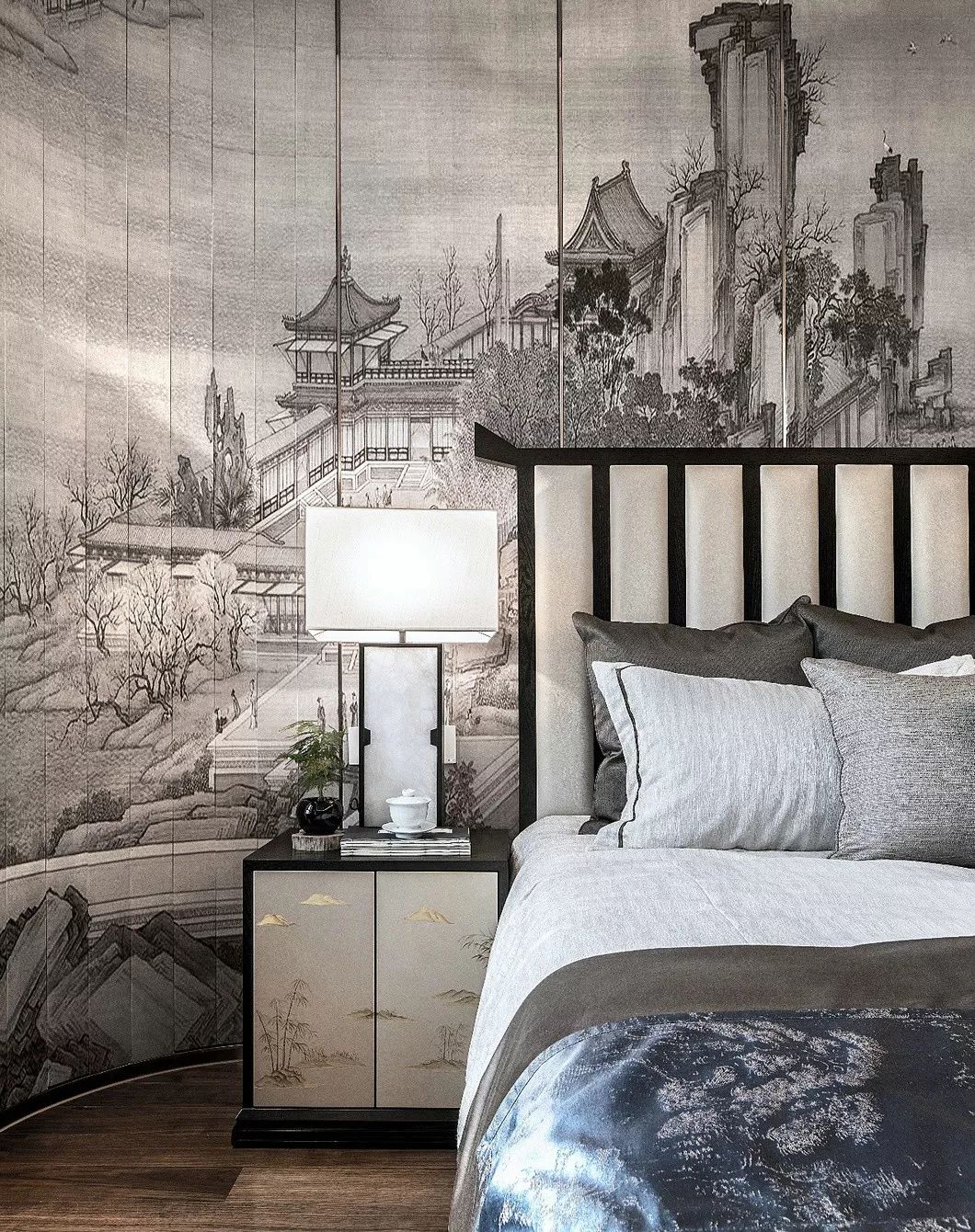 常德壹号府·新中式风格样板房设计丨中国常德丨伊派软装设计-72