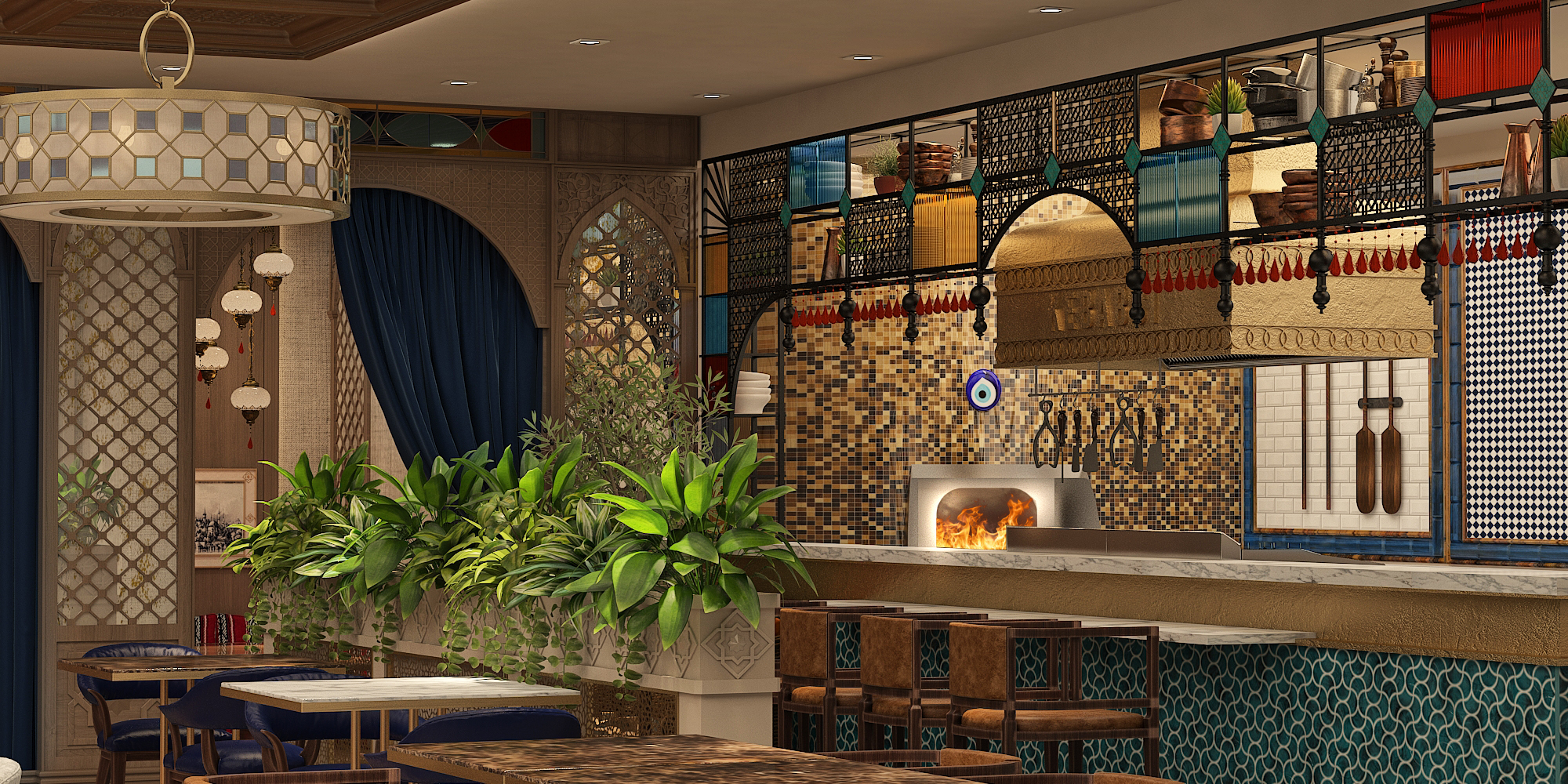 科巴普奇土耳其餐厅丨印度班加罗尔丨Mc Roher design studio-17