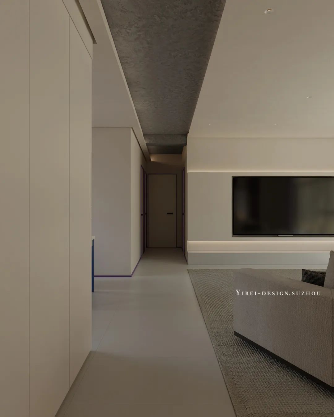 极简色彩的空间诗篇 · 家装设计丨中国苏州丨YIBEI DESIGN-7