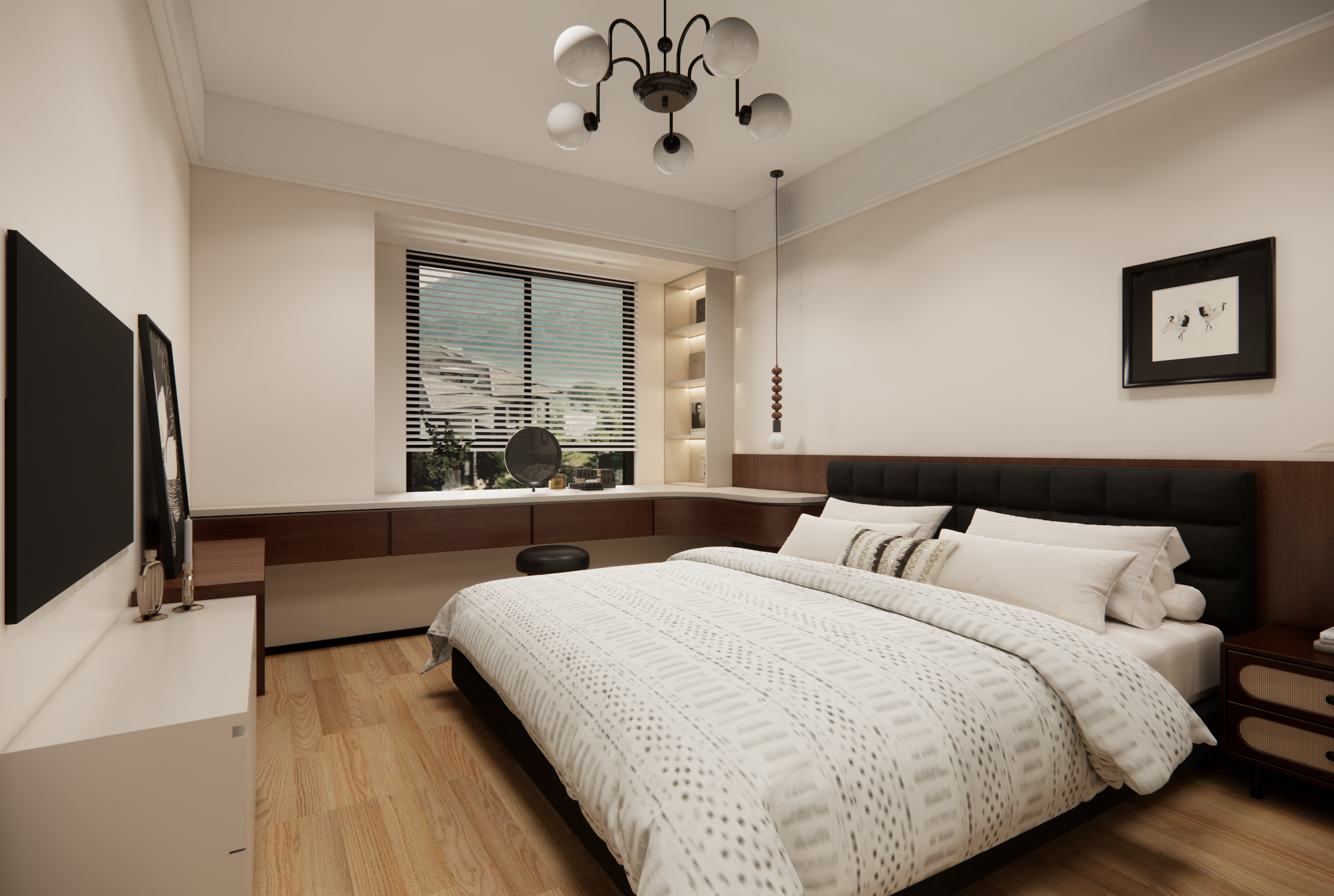 精装房改造  中古风的家丨中国上海-6