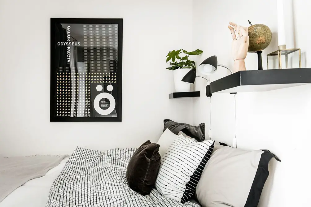 棕色调公寓 | 极简主义与民族元素的完美融合-15