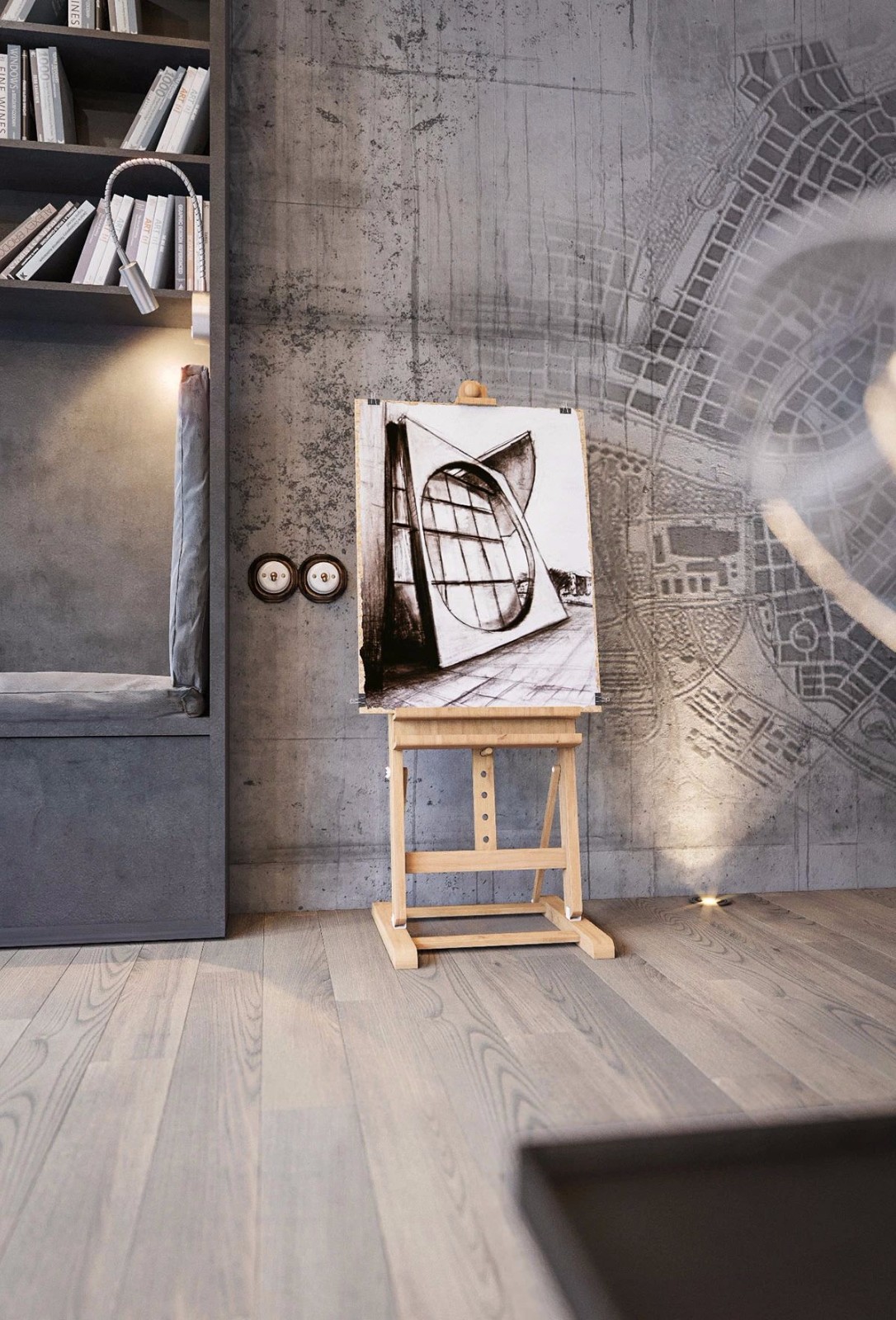 粗犷、原始的工业风，却也拥有活力、个性的生活空间-2