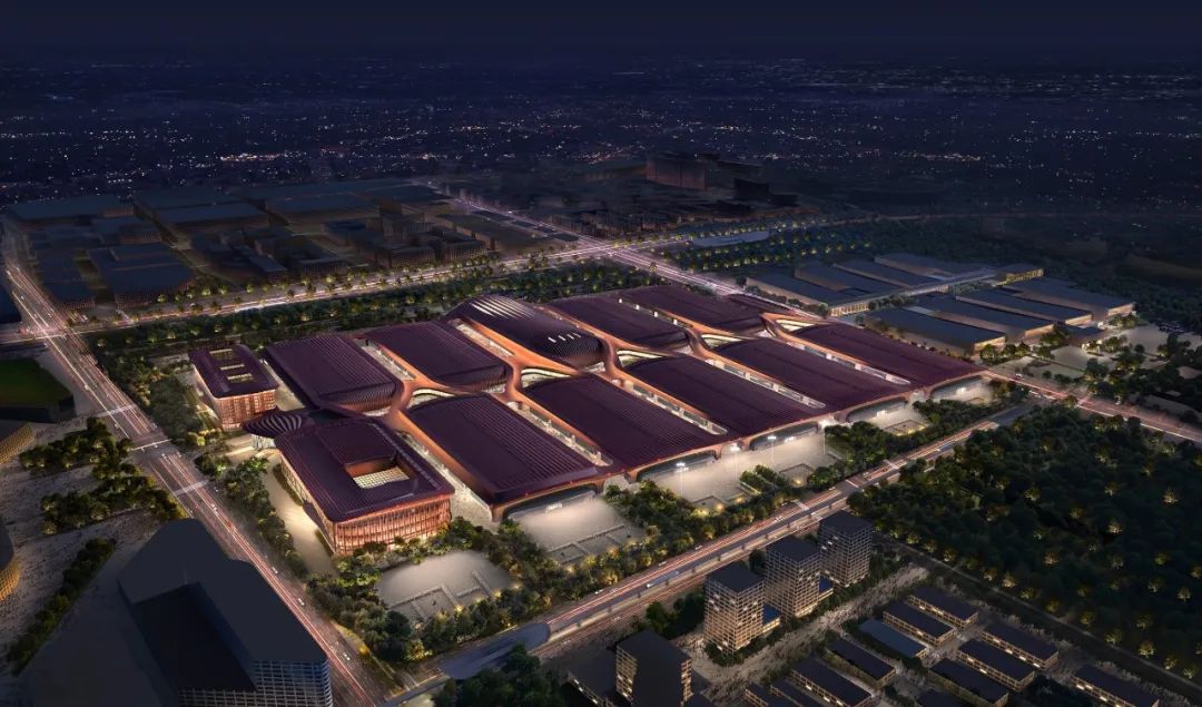 信息的纽带大地的图景|北京新国展二期建筑照明设计-52
