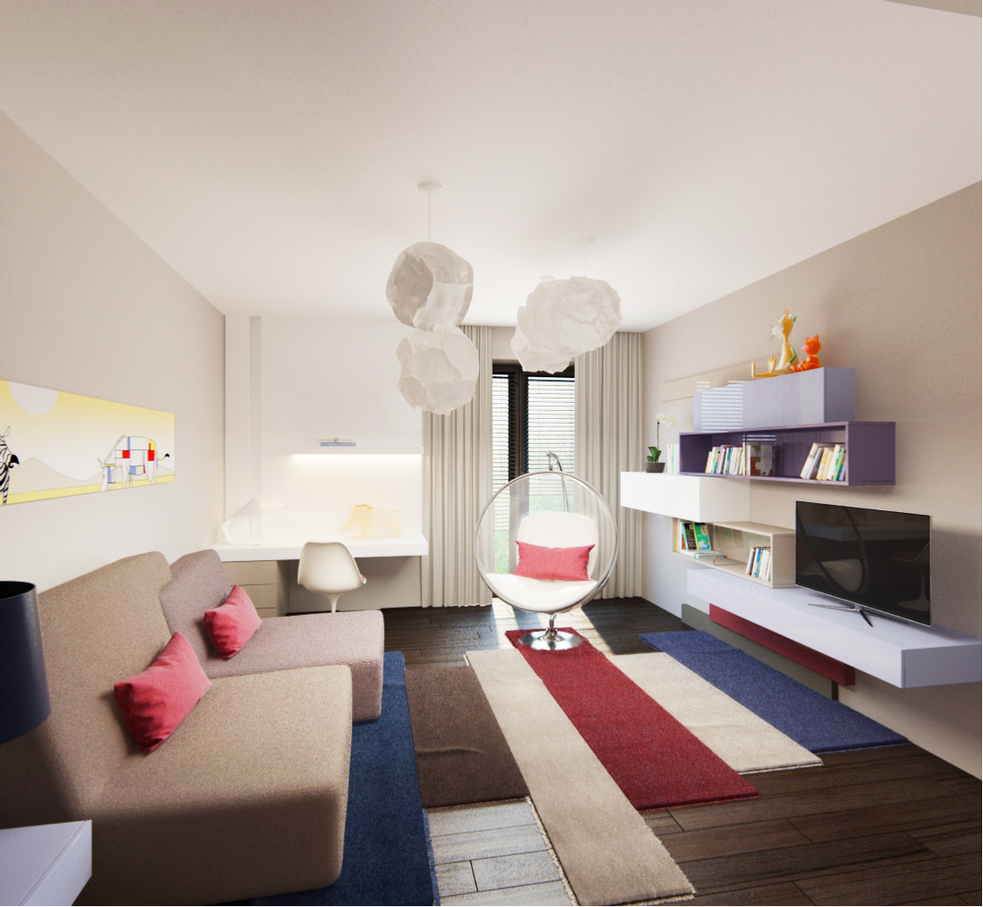 The interiors of the apartments are 360 m  in a residential complex Trilogy Alexandra Fedorova-1