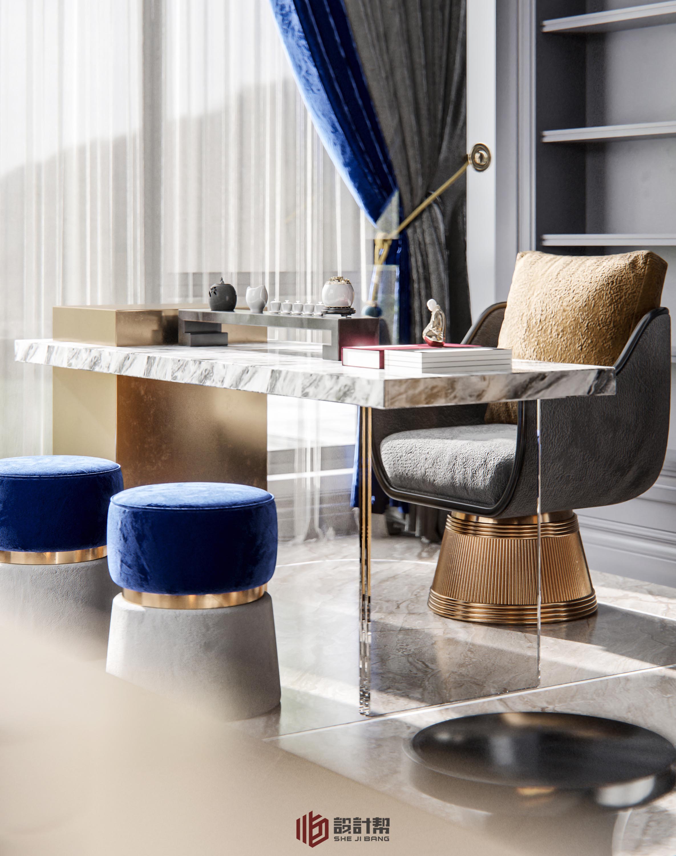 湖南现代浪漫轻奢家居设计-15