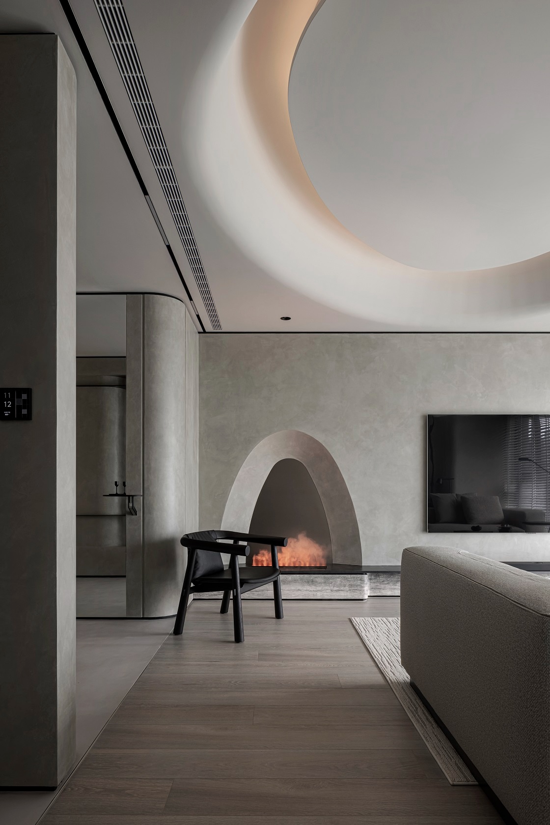 板材结合细腻工序,成就90平家的整体感丨中国台湾丨新澄设计-11