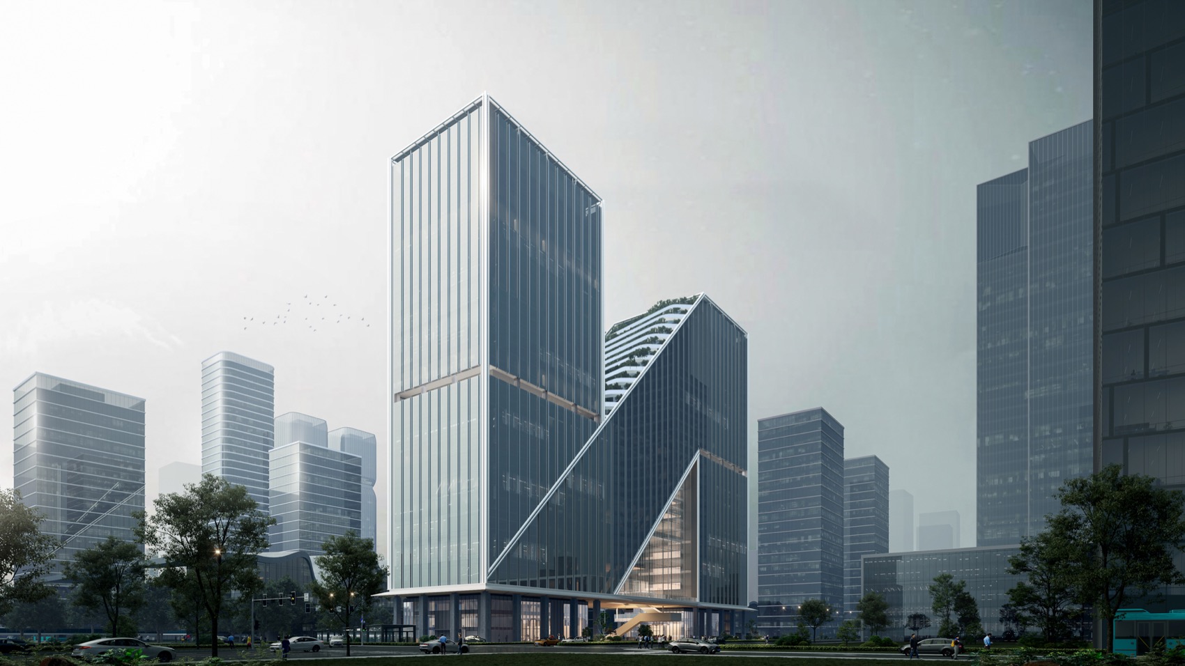 The Big N · 东南网架全球创新中心丨中国杭州丨零壹城市建筑事务所,浙江大学建筑设计研究院-17