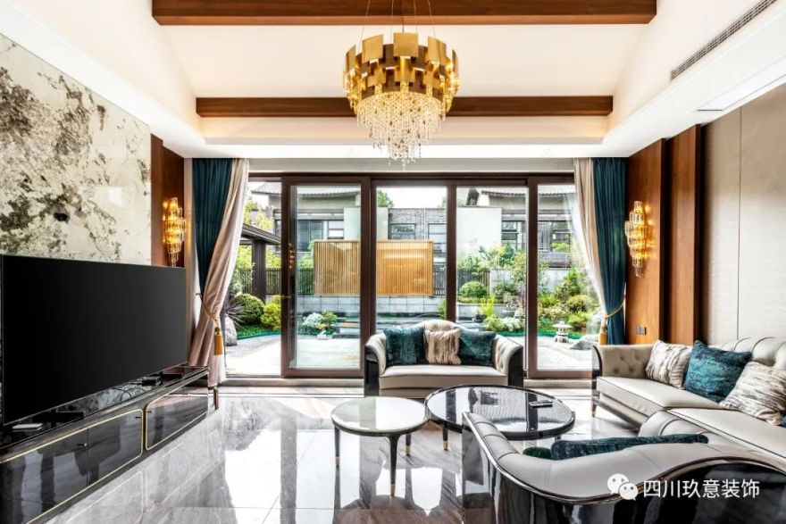成都中国会馆 800㎡轻奢新中式设计丨中国成都丨玖意装饰-19