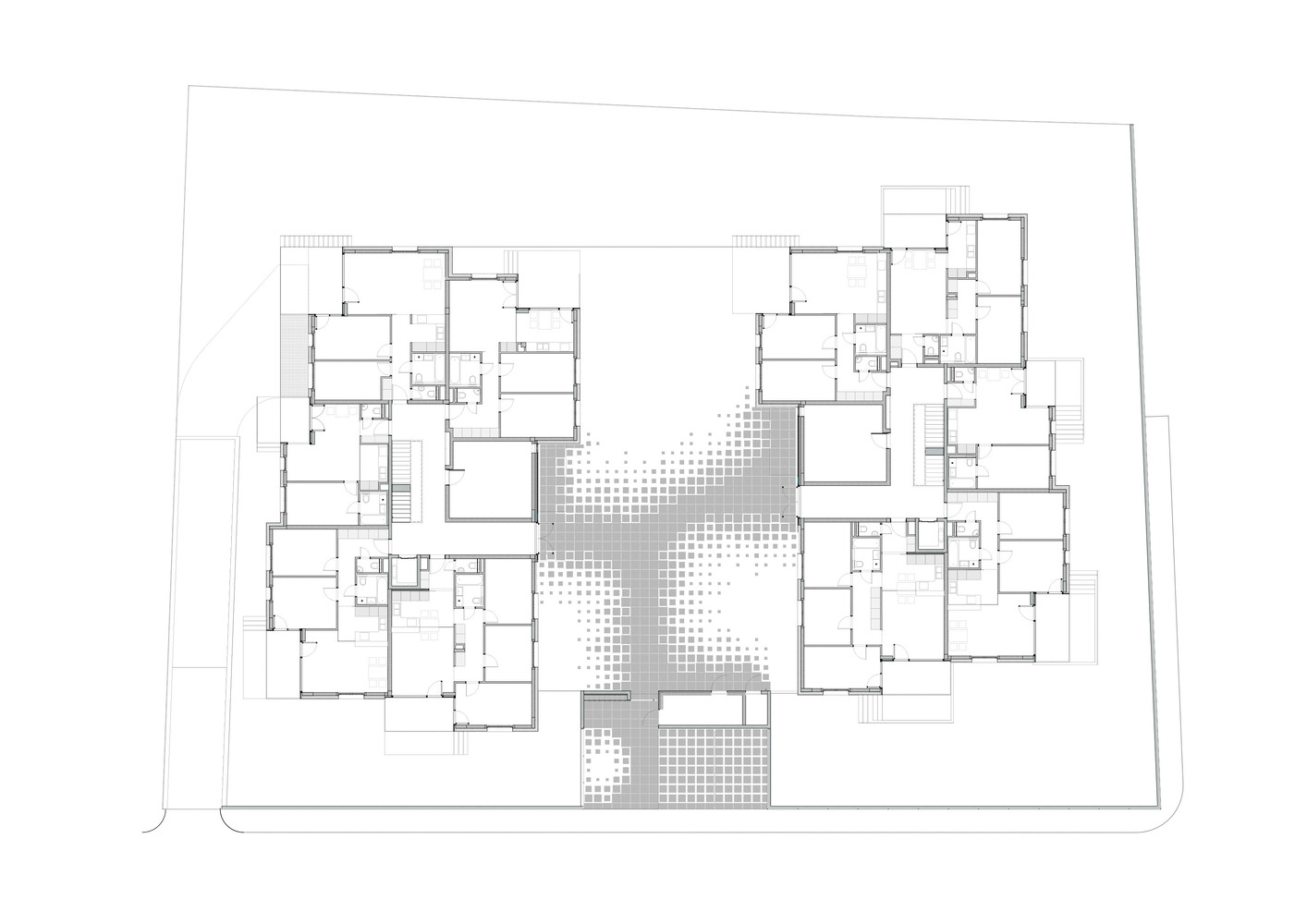 Kőér 2 住宅楼丨匈牙利布达佩斯丨epitesz studio-16