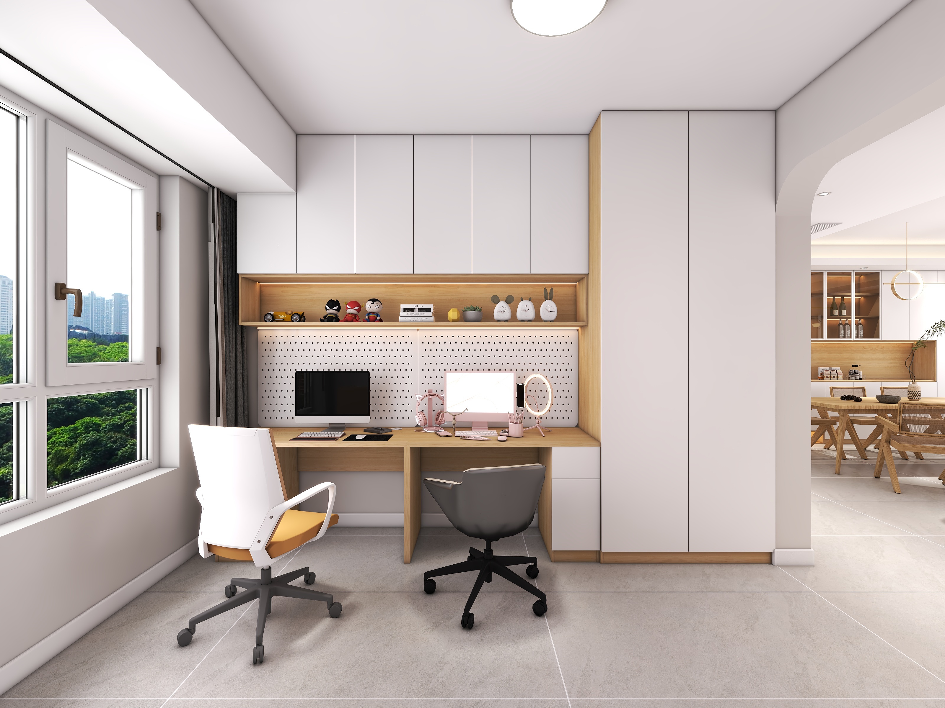 四川成都听湖九园（142平现代简约四居室）-49