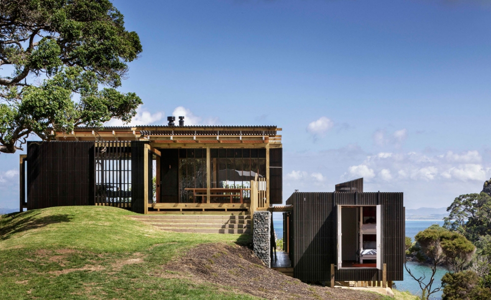 豪华别墅 现代风格[别墅] Herbst Architects' sensitive retreat invites New Zealand's great outdoors inside-4