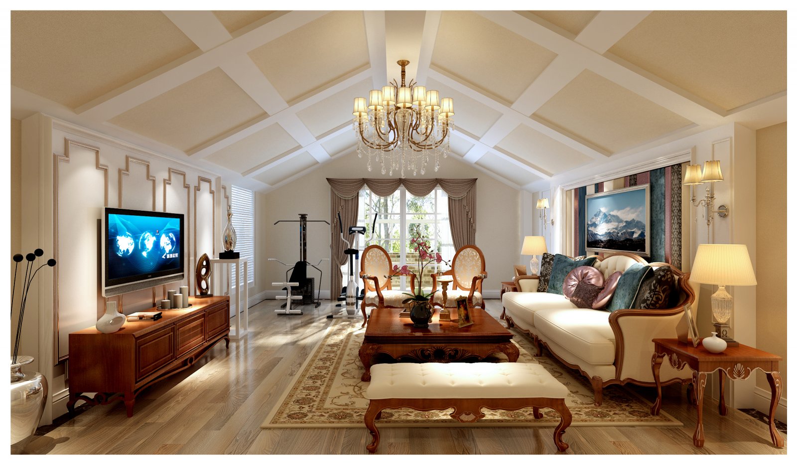 美式别墅 成都后花园-7