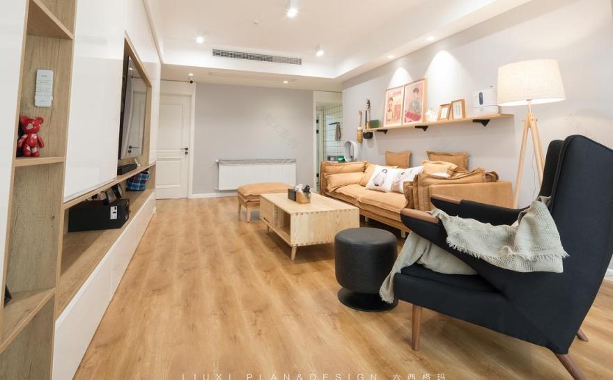 140㎡北欧风居室设计-13