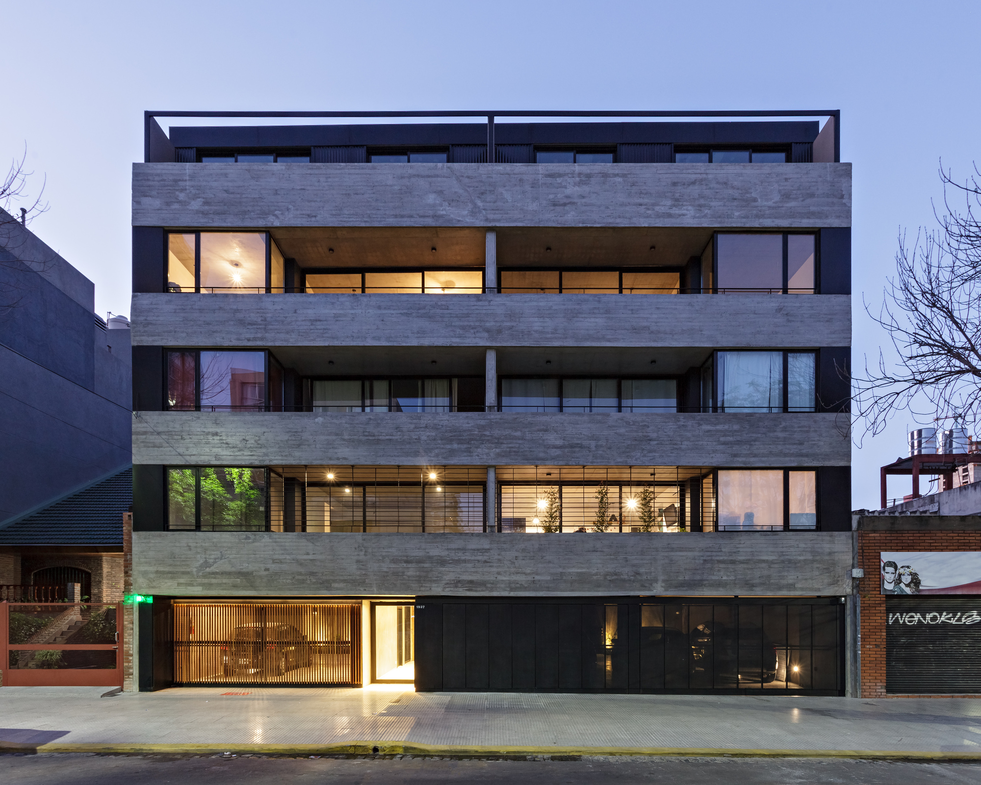 阿根廷双宅设计 | 混凝土结构与开放流通系统-16