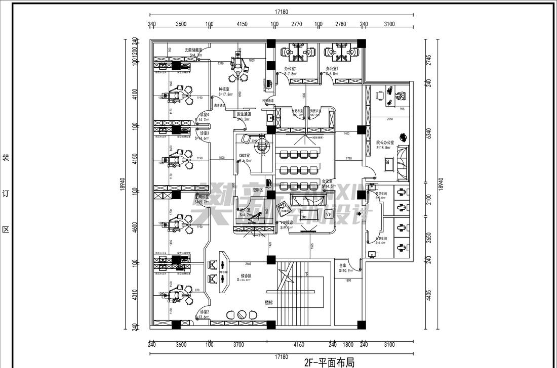 成都市口腔医院装修设计公司—樊新空间设计-9