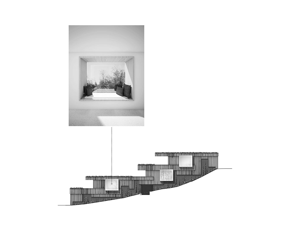 露台住宅；带露台的房屋（注：在不同语境下，Terrassenhaus可能更倾向于一种特定的住宅形式，如连排别墅，在德语中Reihenhaus更常见指连排别墅，但Terrassenhaus在有些语境也可表达这种带有露台的连排式住宅概念，这里基于狭义最直白的表述为露台住宅 ）  丨Think Architecture-7