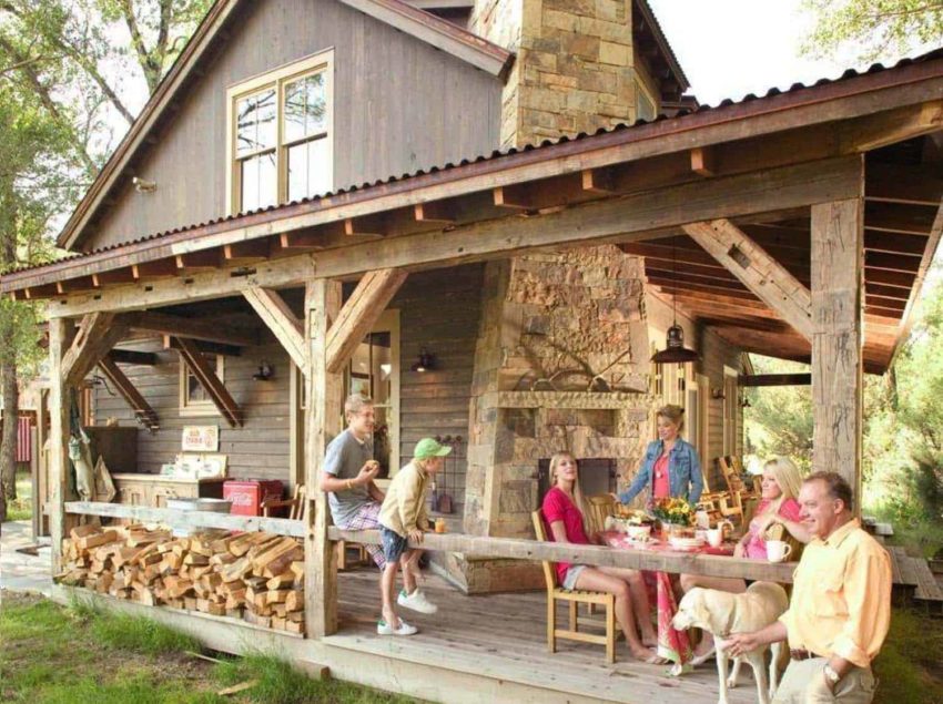 Coburn Design Build creates the rustic inspired Fishing Cabin as a multi generational holiday retreat Colburn设计建造创建了乡村灵感的捕鱼舱，作为多代假日的撤退-37