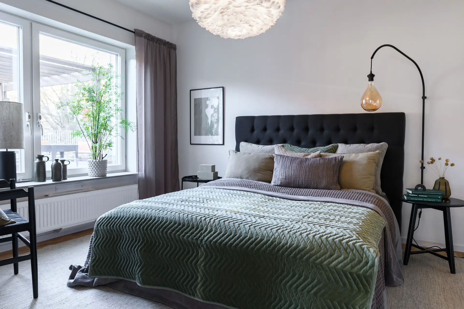 新瑞典风 velvet 温馨三房设计-12