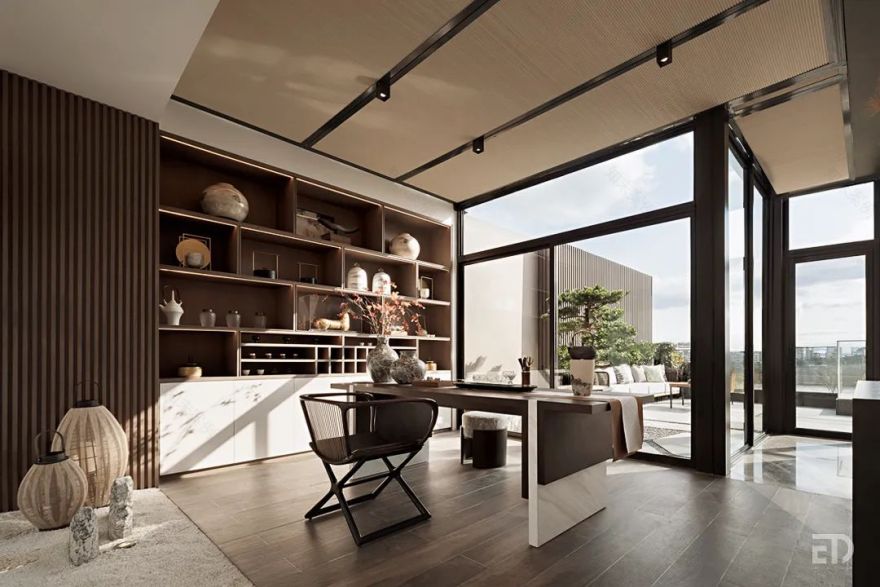 荣和·观江墅临江别墅样板房丨中国南宁丨戴勇设计-37