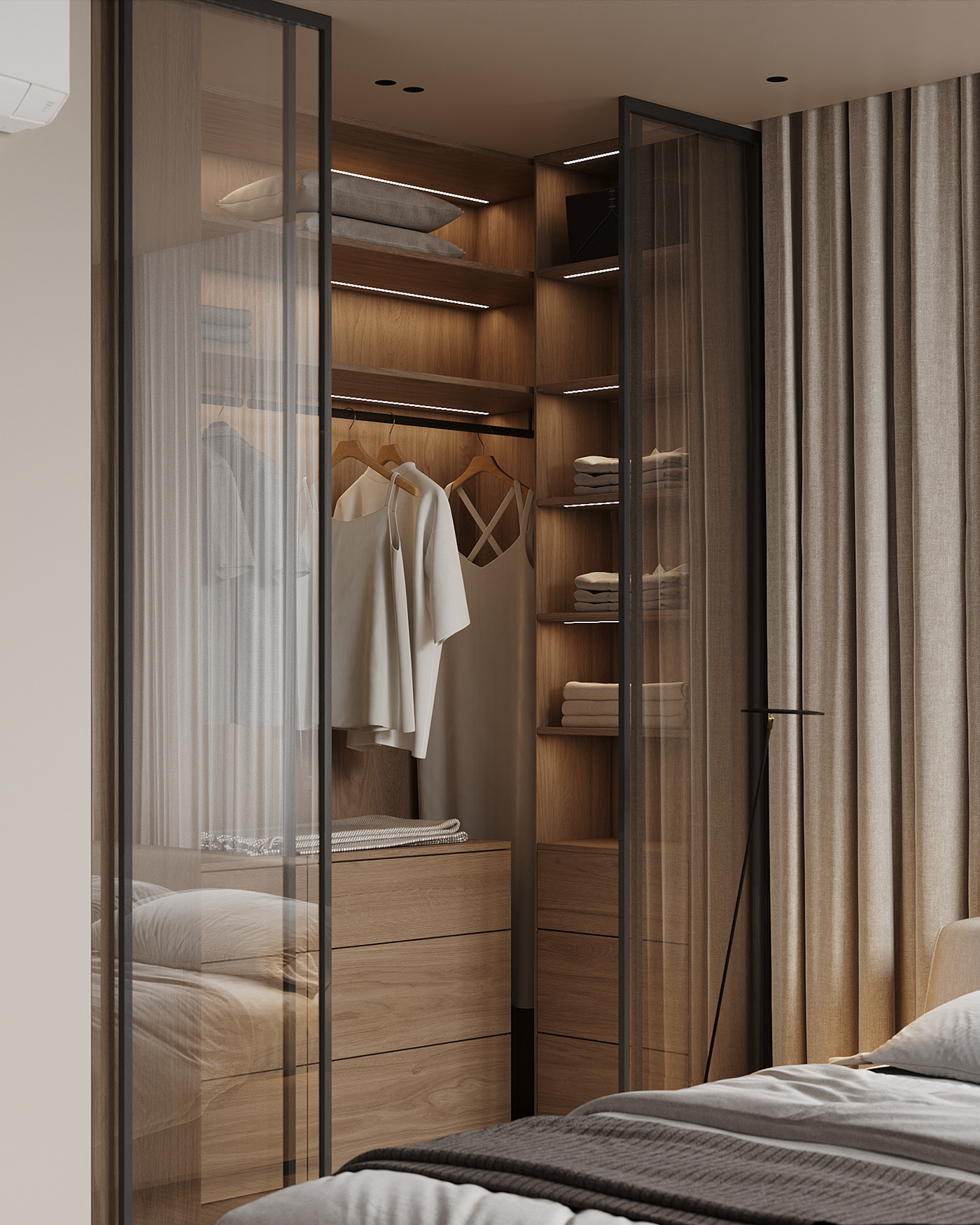 治愈系原木空间  柔和的极简主义-14