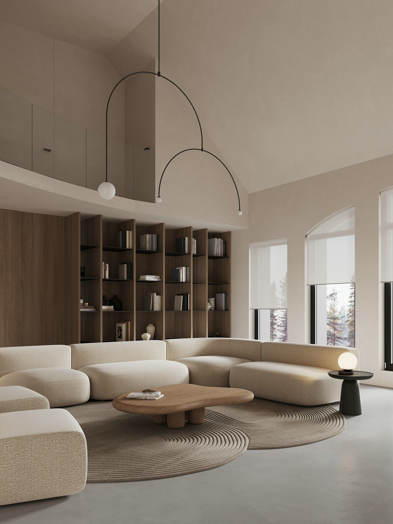 中性色系住宅设计 质感完美掌控，经典自然演绎-1