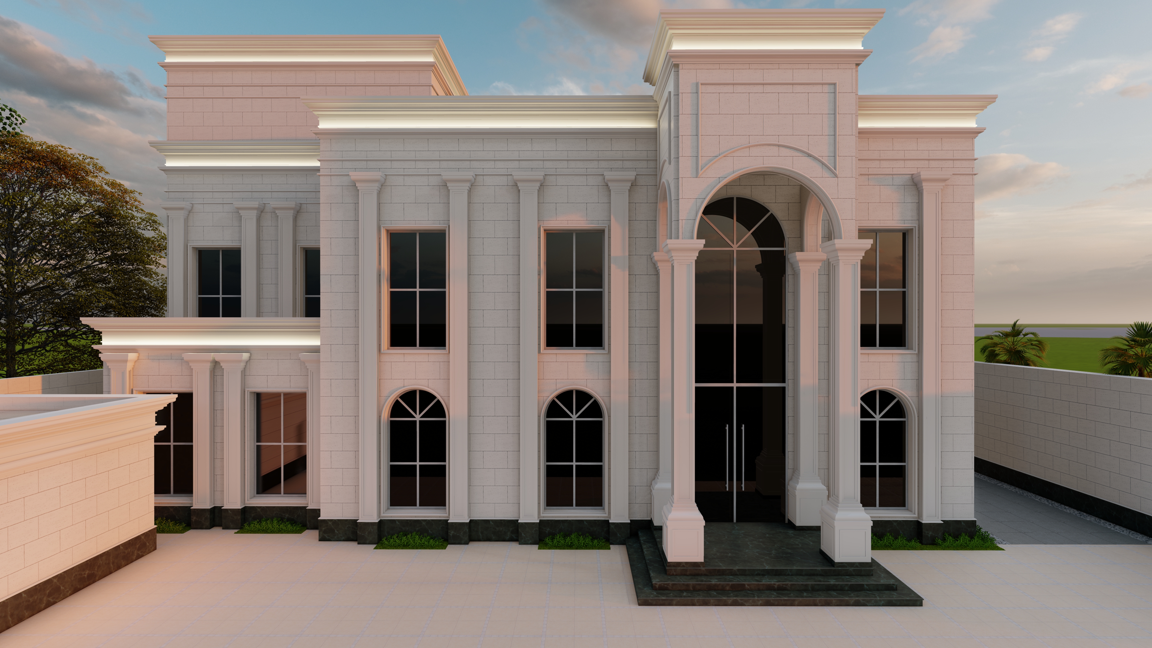 重新设计别墅立面-23