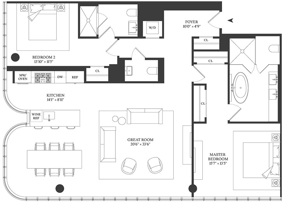 伦佐·皮亚诺打造纽约豪华公寓，简约材料展现豪宅艺术美-91
