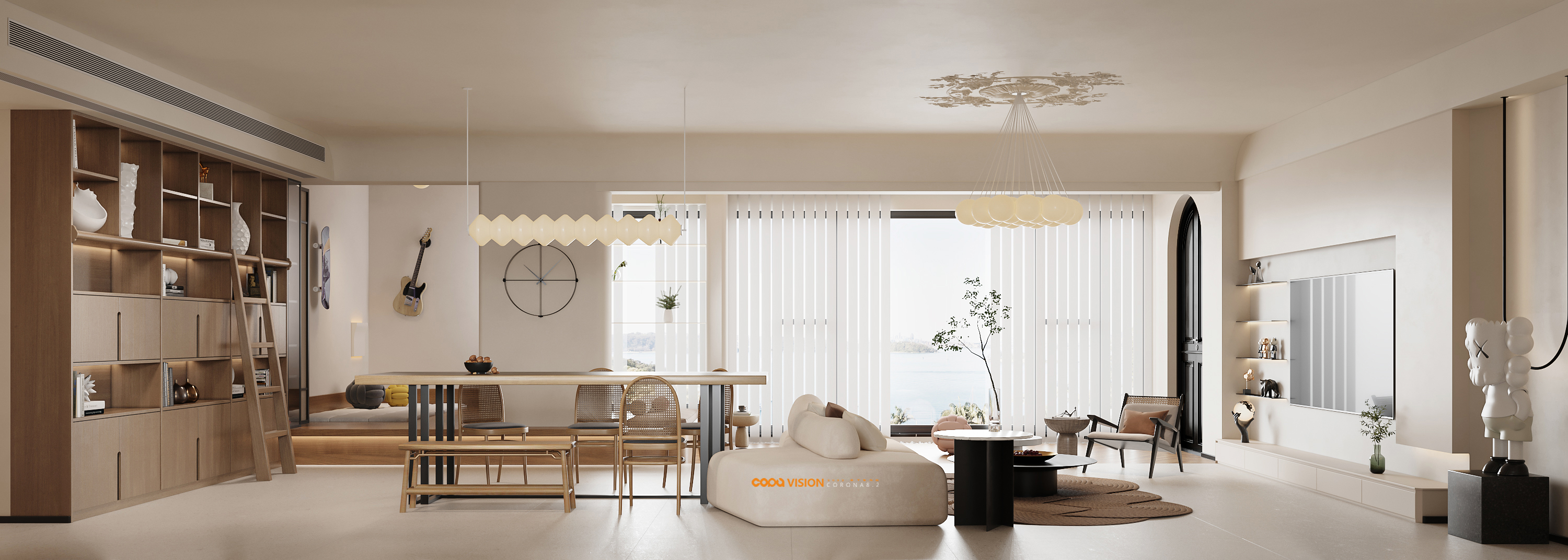 靠背视觉 2022 年中下旬家装效果图表现作品-31