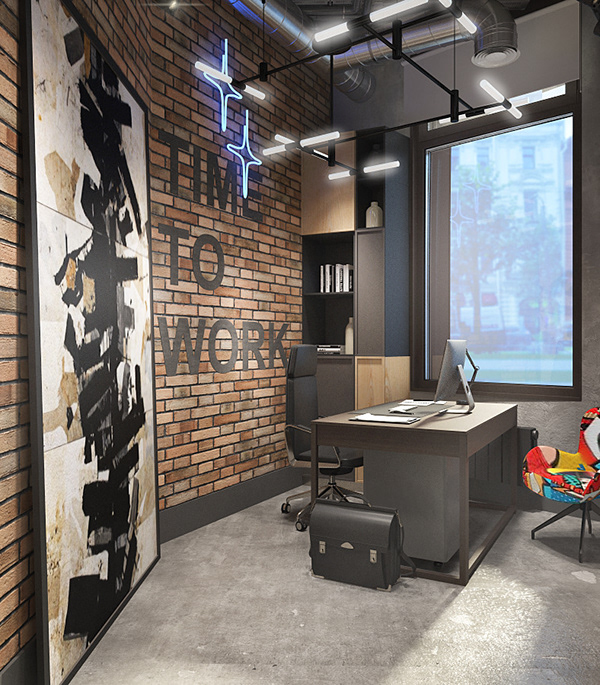 办公室设计项目丨RedLine 设计工作室-13