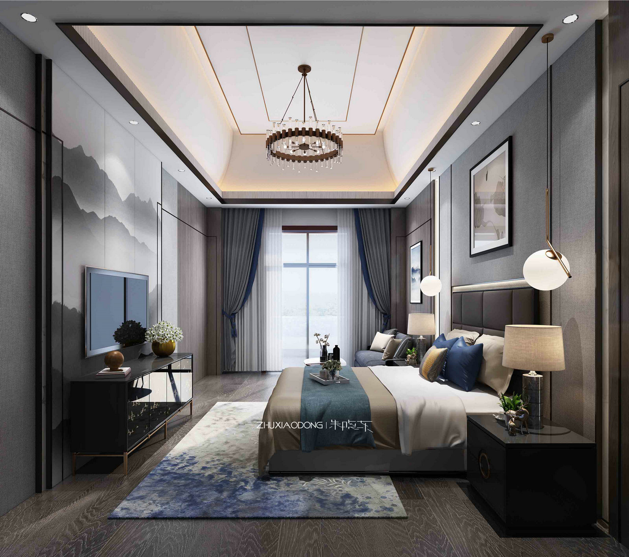 舟山 420㎡别墅 | 轻奢主义的初心落地-79