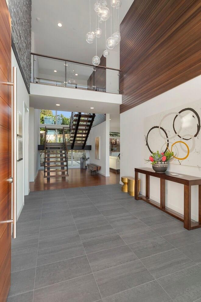 Modern Yarrow Point residence with an interior design defined by the combination of the mahogany wood and white   CAANdesign  Architecture and home design blog-17