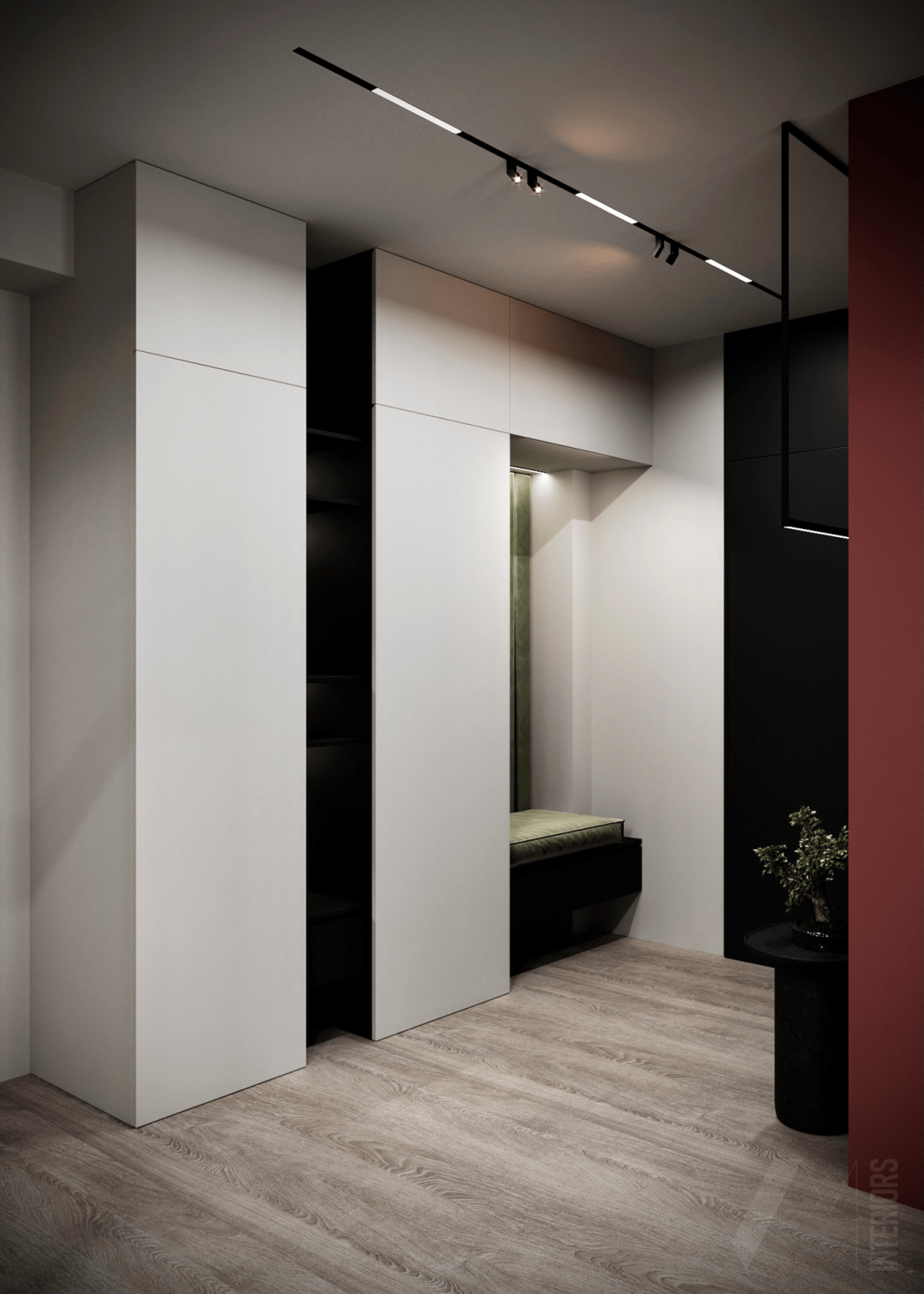 86㎡二居室公寓设计丨意大利丨意大利室内设计师Valeria Mahu-8